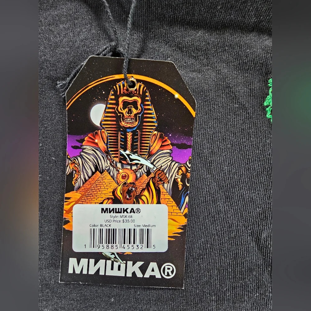 NWT Mishka Eyeball BMX Black T Size Medium - Picture 3 of 6
